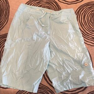 Light Blue Casual Shorts